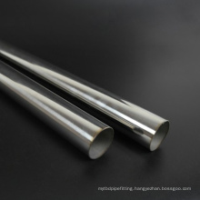 201 304 Wedled curtain rod Polished Metal Stainless Steel Pipe Curtain Price